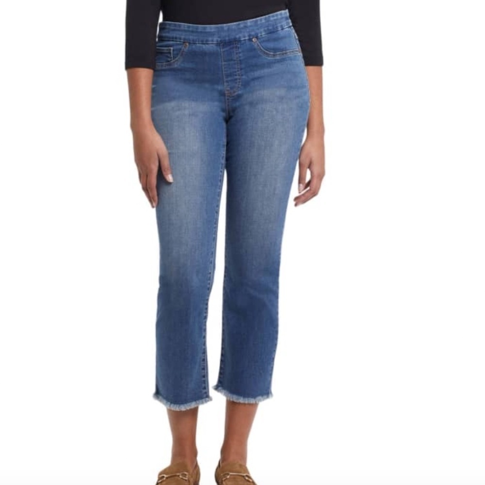 Tribal Jeans | Size 6 | Audrey Mid-Rise Straight Crop